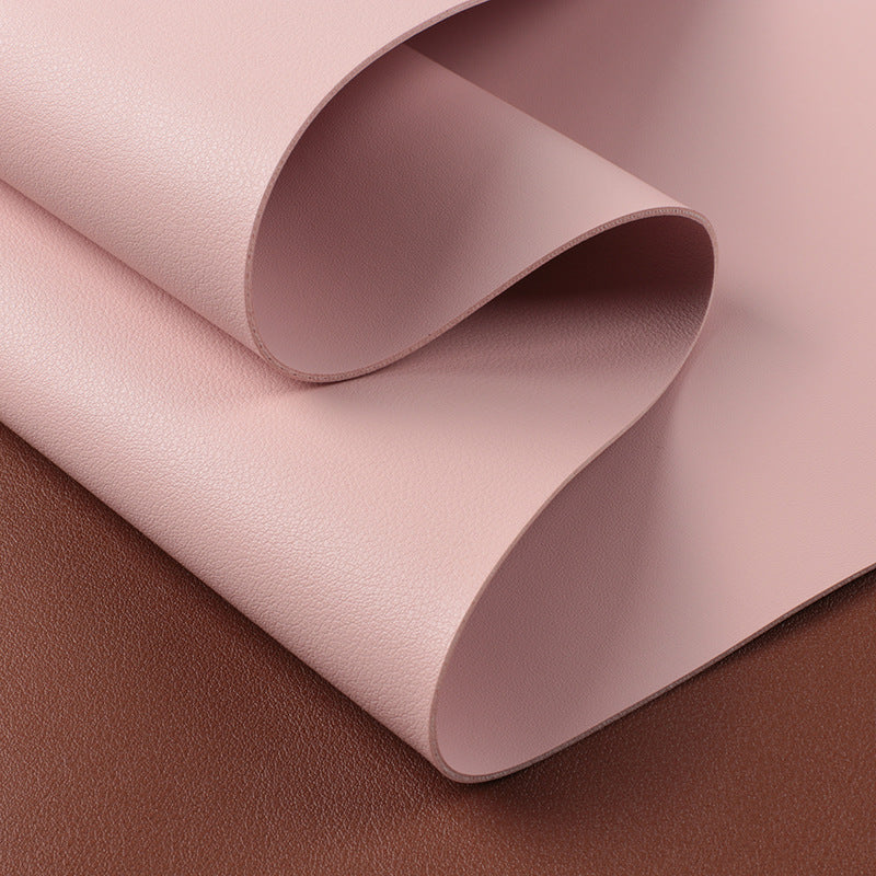 KTX-175827 Thick PVC Double-Sided Artificial Leather Table Mat in Various Colors