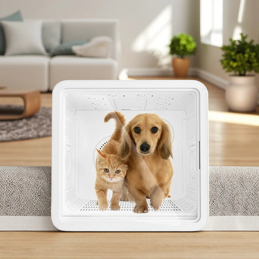 KTX-176403 Eco-Friendly 82L Capacity Quiet Cat House with Smart APP Control and Pet Hair Drying Feature