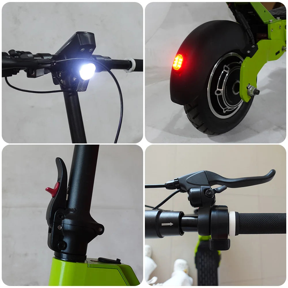 KTX-178643 Compact 48V 500W Foldable Electric Scooter with 16AH Removable Battery for Commuting