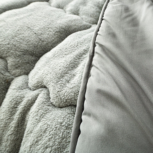 KTX-178771 Warm Australian Lamb Wool Winter Quilt – Thick Polyester Cashmere for Cozy Nights