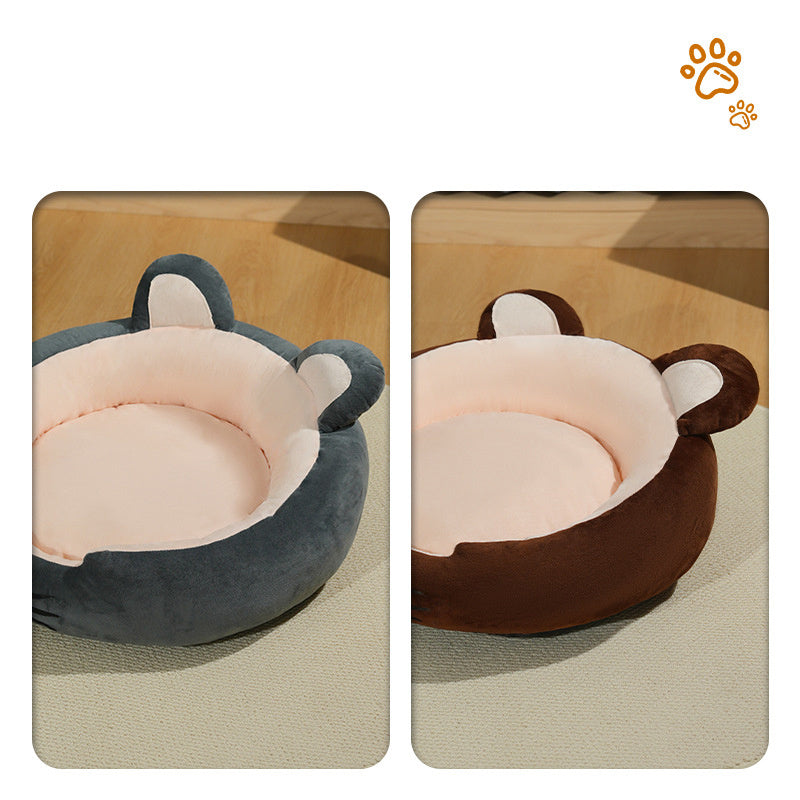 KTX-179731 Lamb Wool Kennel Soft Pad with PP Cotton for Warm and Calming Pet Comfort