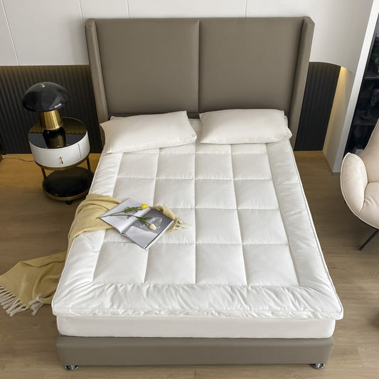 KTX-180755 Soft Cotton Feather Mattress - Multiple Sizes Available (100x200cm to 200x200cm)