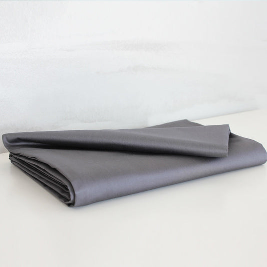 KTX-181907 Cotton Satin Bed Sheets in Various Colors and Sizes, Includes 2 Pillowcases