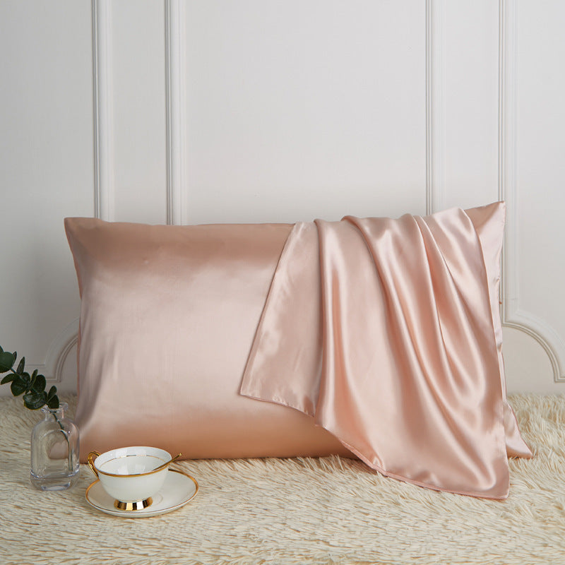 KTX-182227 Pure Mulberry Silk Pillowcase in Multiple Colors - Elegant and Soft Texture