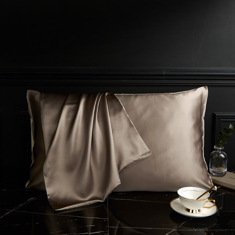 KTX-182227 Pure Mulberry Silk Pillowcase in Multiple Colors - Elegant and Soft Texture