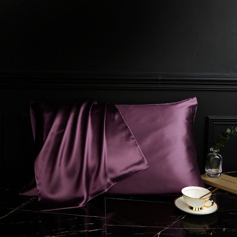 KTX-182227 Pure Mulberry Silk Pillowcase in Multiple Colors - Elegant and Soft Texture