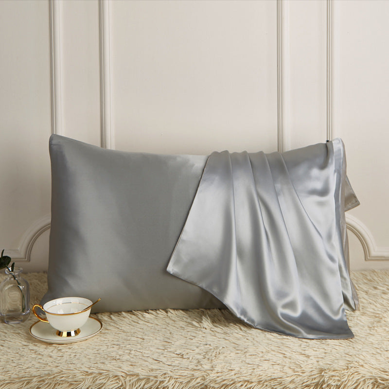 KTX-182227 Pure Mulberry Silk Pillowcase in Multiple Colors - Elegant and Soft Texture