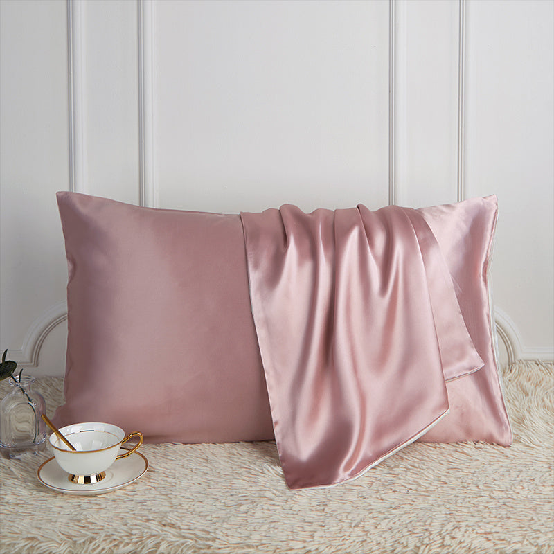 KTX-182227 Pure Mulberry Silk Pillowcase in Multiple Colors - Elegant and Soft Texture