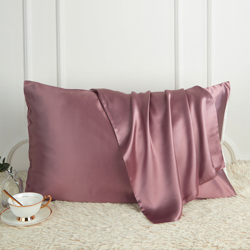 KTX-182227 Pure Mulberry Silk Pillowcase in Multiple Colors - Elegant and Soft Texture