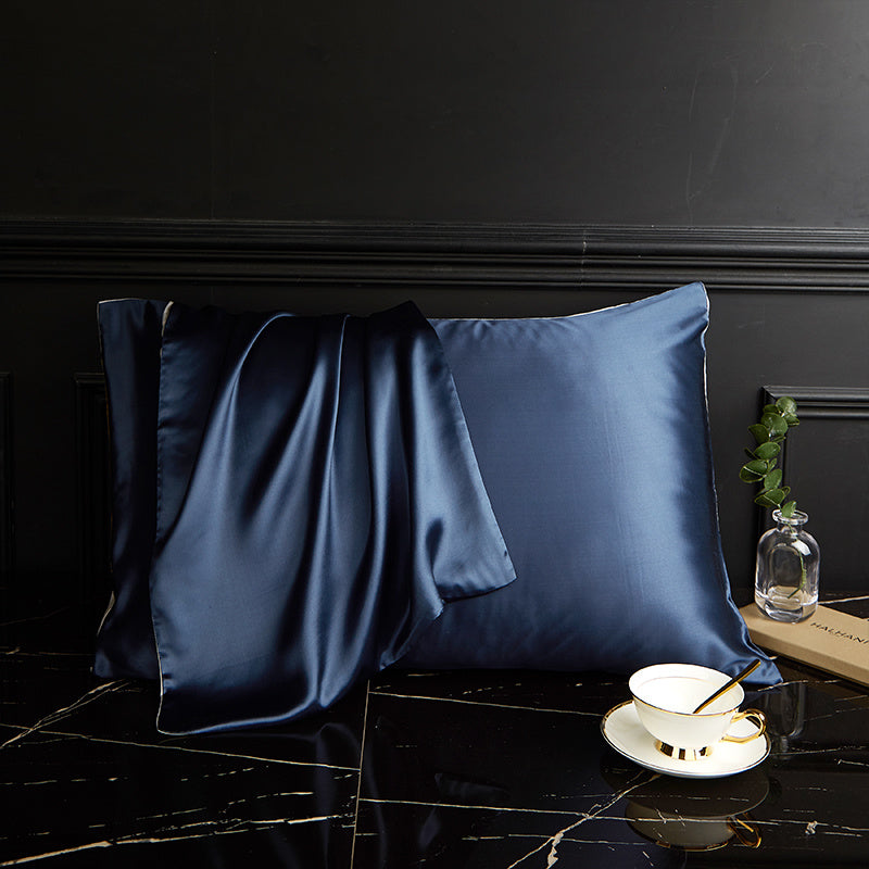 KTX-182227 Pure Mulberry Silk Pillowcase in Multiple Colors - Elegant and Soft Texture