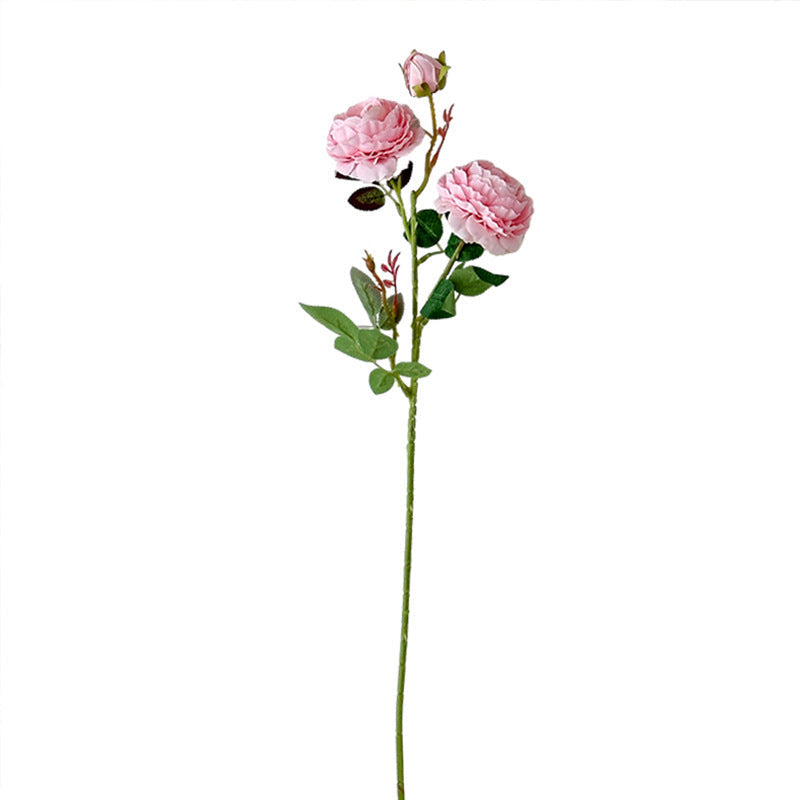 KTX-182675 Silk Pink Peony Artificial Flower for Home Decor and Wedding Arrangements