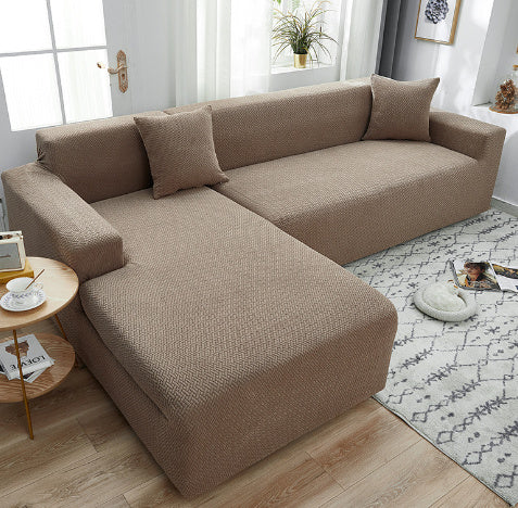 KTX-183059 Stretch Sofa Cover for Modular Sofas - Fits 1 to 4 Seater, Modern Design, Multiple Sizes Available