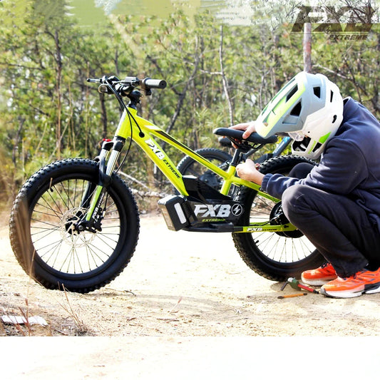 KTX-183315 800W Electric Balance Bike for Kids, 20 Inch E-Scooter for Ages 8-15, Aluminum Alloy Frame, 3-Speed, Hydraulic Disc Brakes