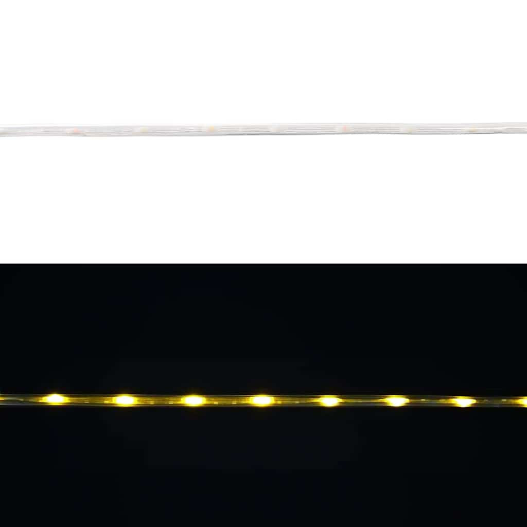 KTX-183699 Warm White LED Light Rope Tube with 2400 LEDs, 100 m Flexible PVC for Indoor and Outdoor Decoration