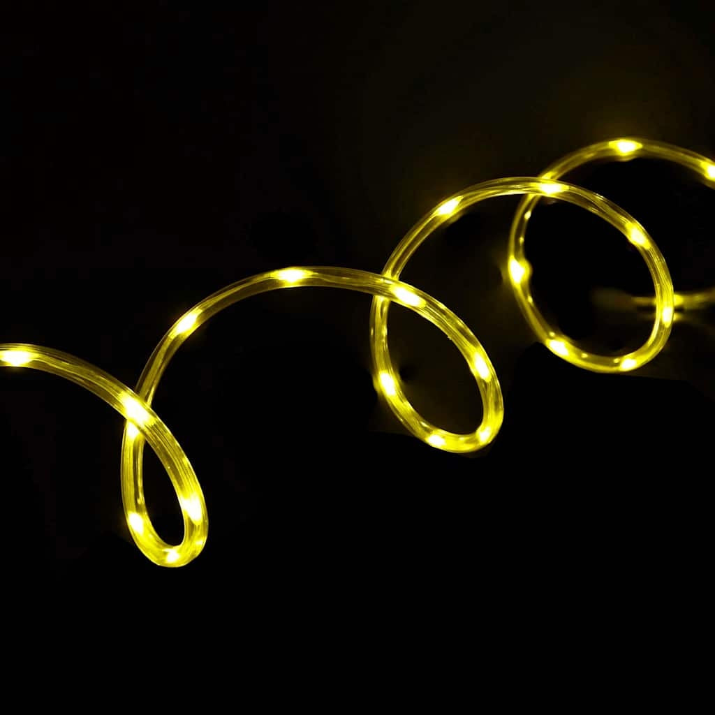 KTX-183699 Warm White LED Light Rope Tube with 2400 LEDs, 100 m Flexible PVC for Indoor and Outdoor Decoration