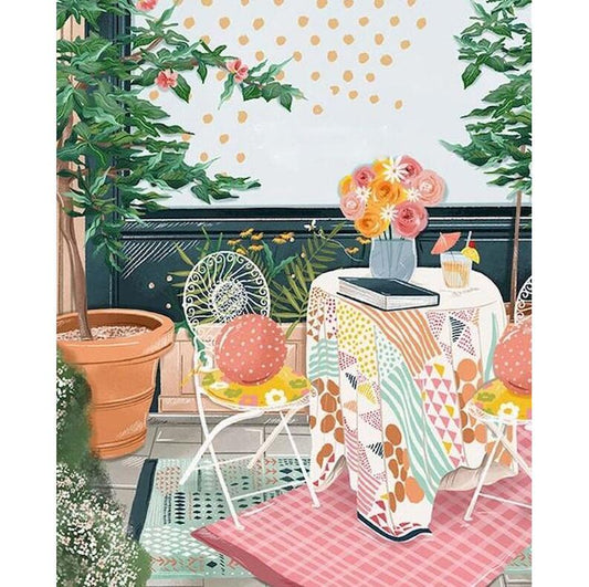 KTX-183827 Modern Digital Oil Painting - Classic 24 Colors on Linen, Frameless Art for Home Decoration