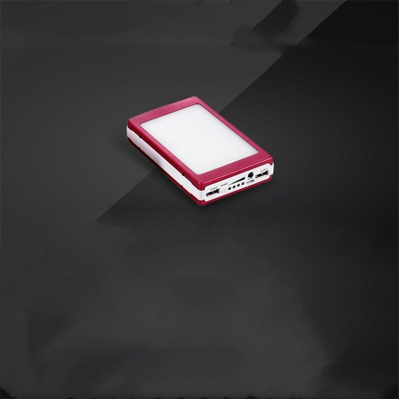 KTX-183955 Solar-Powered Camping Lamp and Mobile Power Bank with Aluminum Alloy Shell