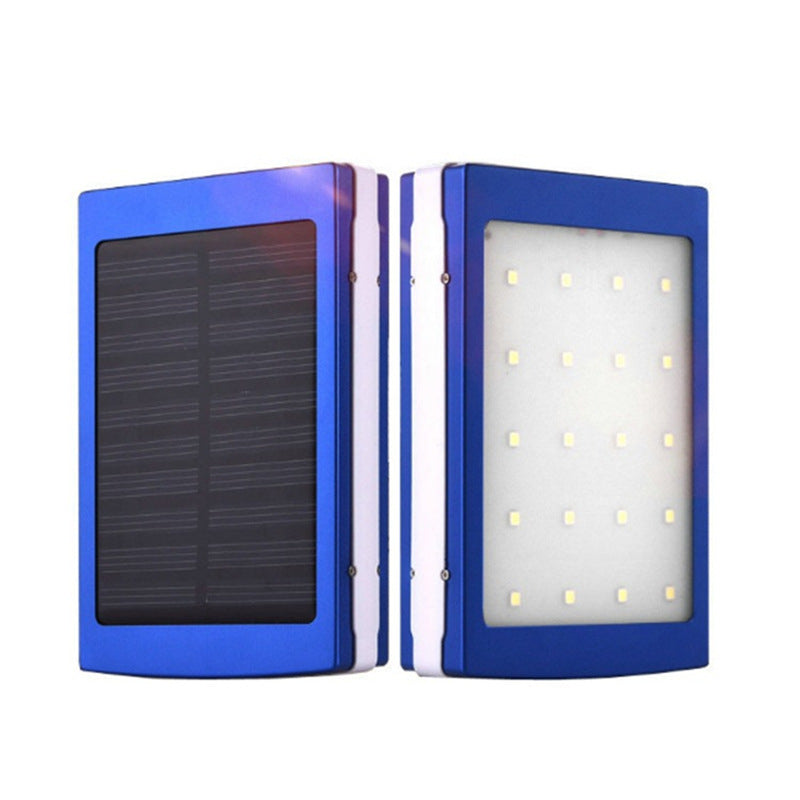 KTX-183955 Solar-Powered Camping Lamp and Mobile Power Bank with Aluminum Alloy Shell