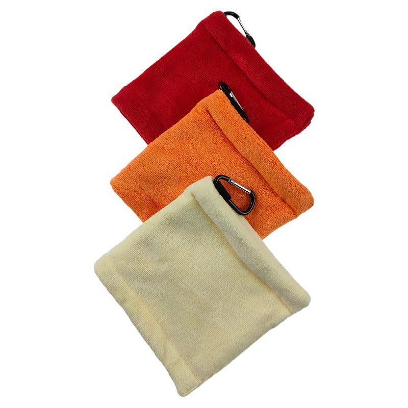 KTX-184467 Golf Cleaning Brush and Microfiber Towel Set - Multiple Color Options Available