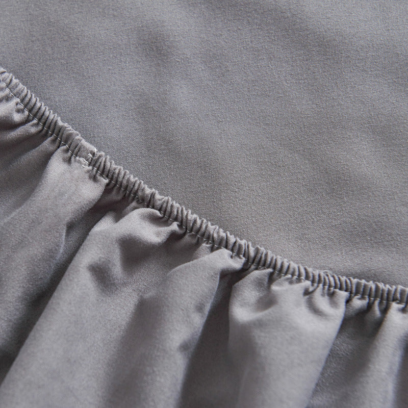 KTX-184851 Pure Cotton Fitted Sheet Non-Slip Bedspread for Standard and Thin Mattresses