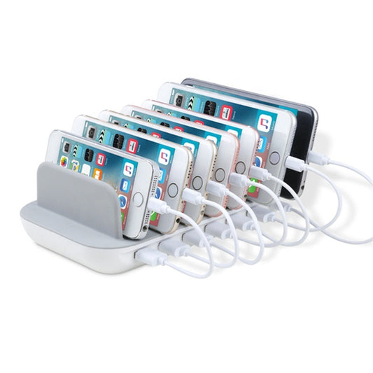 KTX-186259 Multi-Port USB Charging Station for Mobile Phones and Tablets - 60W Power Output with Smart IC and Type-C Port