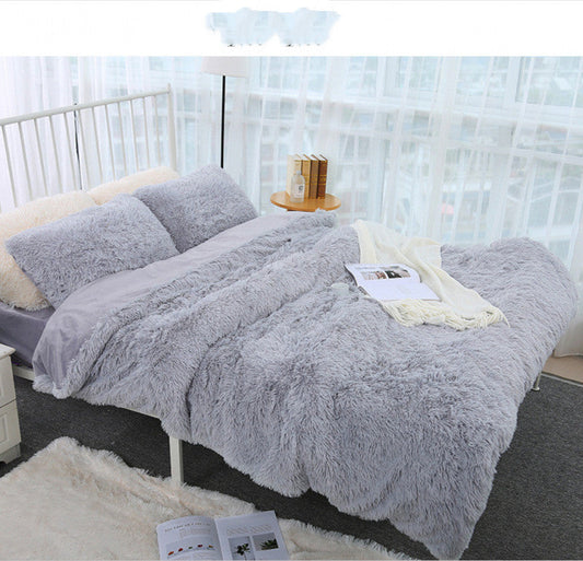 KTX-186515 Wind Blown Window Blanket - Mink Velvet with Pillow Case Options in Various Colors and Sizes, Including Wine Red, Beige, Light Pink, Light Grey, Purple, and Dark Grey