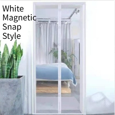 KTX-186899 Magnetic Mosquito-Proof Curtain for Doors - Yarn Material, Various Sizes