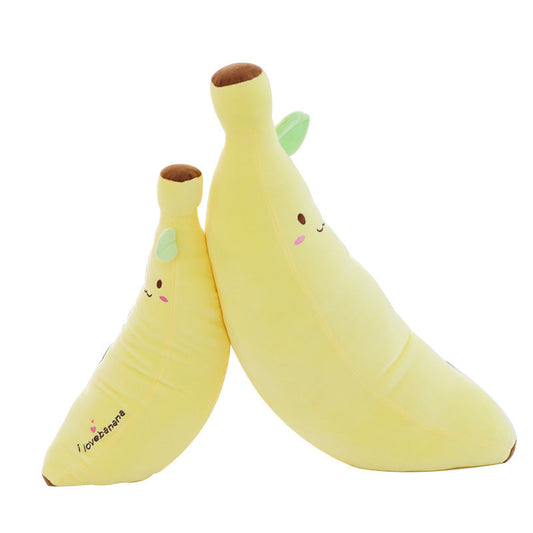 KTX-187347 Cute Banana Plush Pillow - Soft Fruit Doll for Cozy Sleeping and Playtime, Available in 40cm, 60cm, and 80cm Sizes