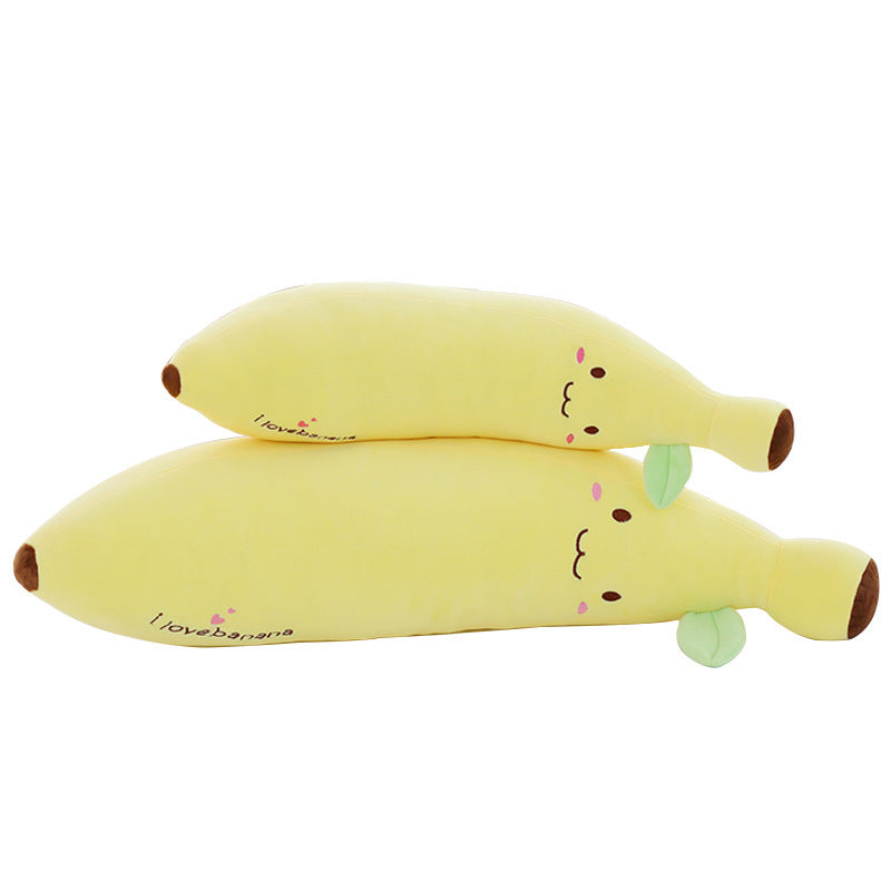 KTX-187347 Cute Banana Plush Pillow - Soft Fruit Doll for Cozy Sleeping and Playtime, Available in 40cm, 60cm, and 80cm Sizes