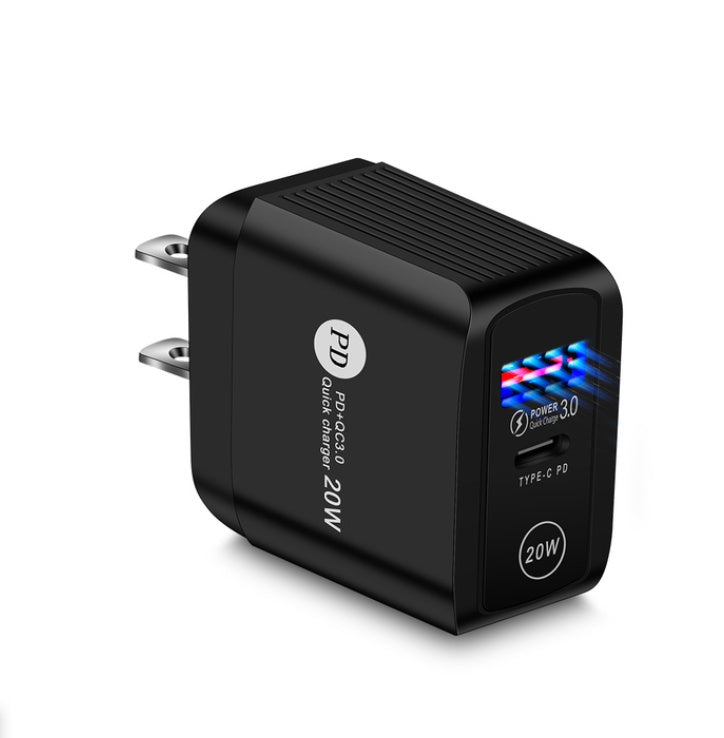 KTX-187411 20W Fast Charging Mobile Phone Charger with QC3.0 and PD Interface