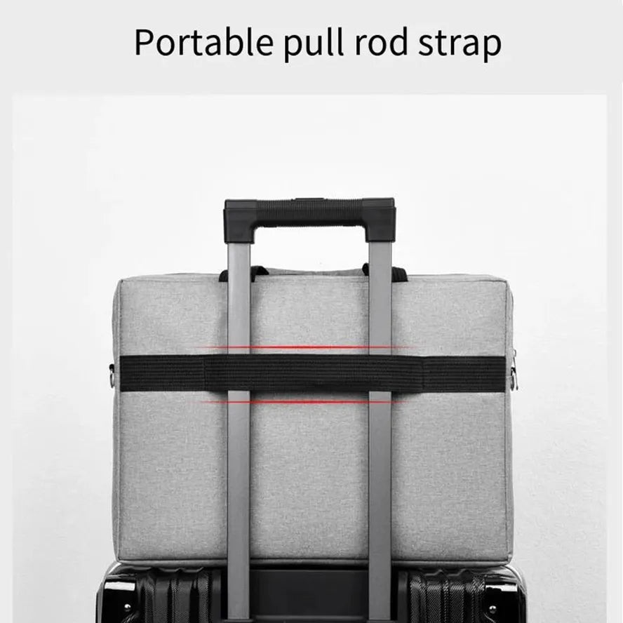 KTX-187411 Stylish Custom Briefcase for Laptop and Office Use with Zipper Closure