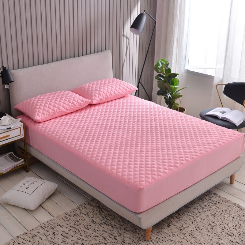 KTX-187667 All-Over Quilted Non-Slip Mattress Protector for 120x200cm Beds, Up to 10cm Height