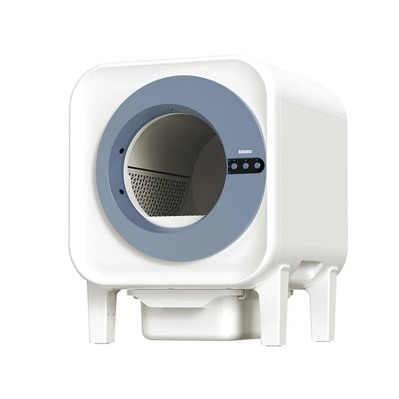 KTX-187795 Automatic Self-Cleaning Eco-Friendly Cat Litter Box with 70L Capacity and Air Purification System