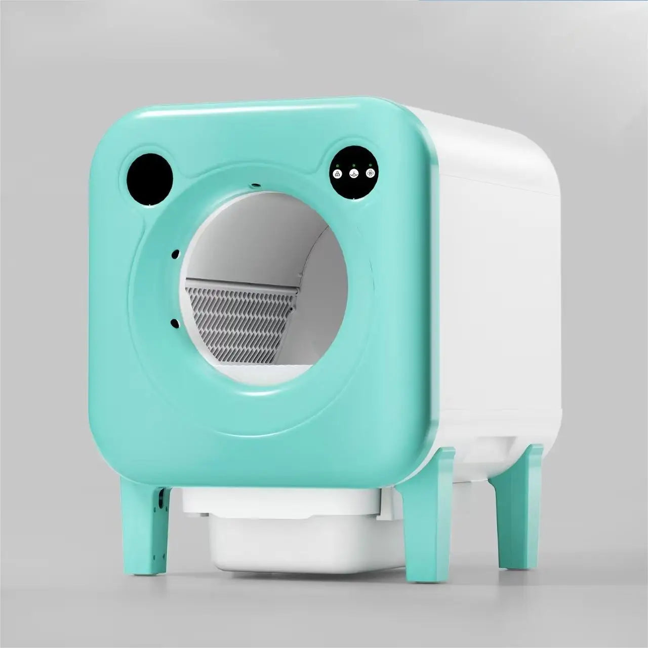 KTX-187795 Automatic Self-Cleaning Eco-Friendly Cat Litter Box with 70L Capacity and Air Purification System