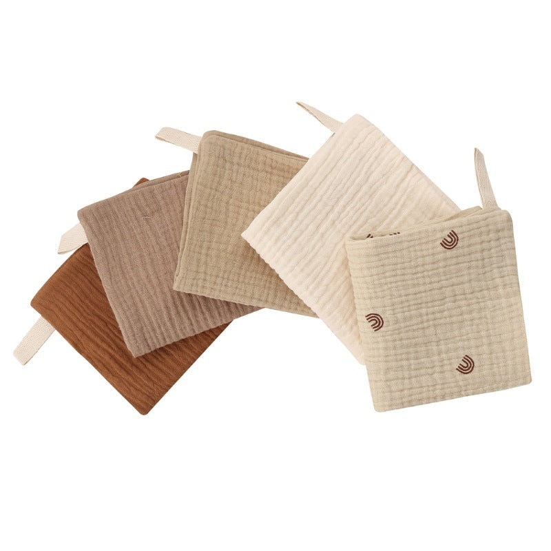 KTX-187923 5PC Baby Facial Cleansing Towels for Infants and Young Children - Soft Chemical Fiber
