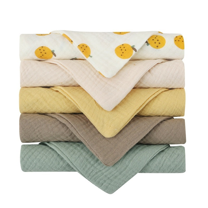 KTX-187923 5PC Baby Facial Cleansing Towels for Infants and Young Children - Soft Chemical Fiber