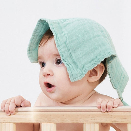 KTX-187923 5PC Baby Facial Cleansing Towels for Infants and Young Children - Soft Chemical Fiber