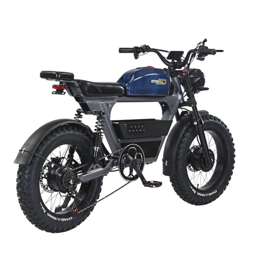 KTX-188051 Dual Motor 48V 1500W Off-Road Electric Bike with 35Ah Battery and 7-Speed Gears in Yellow