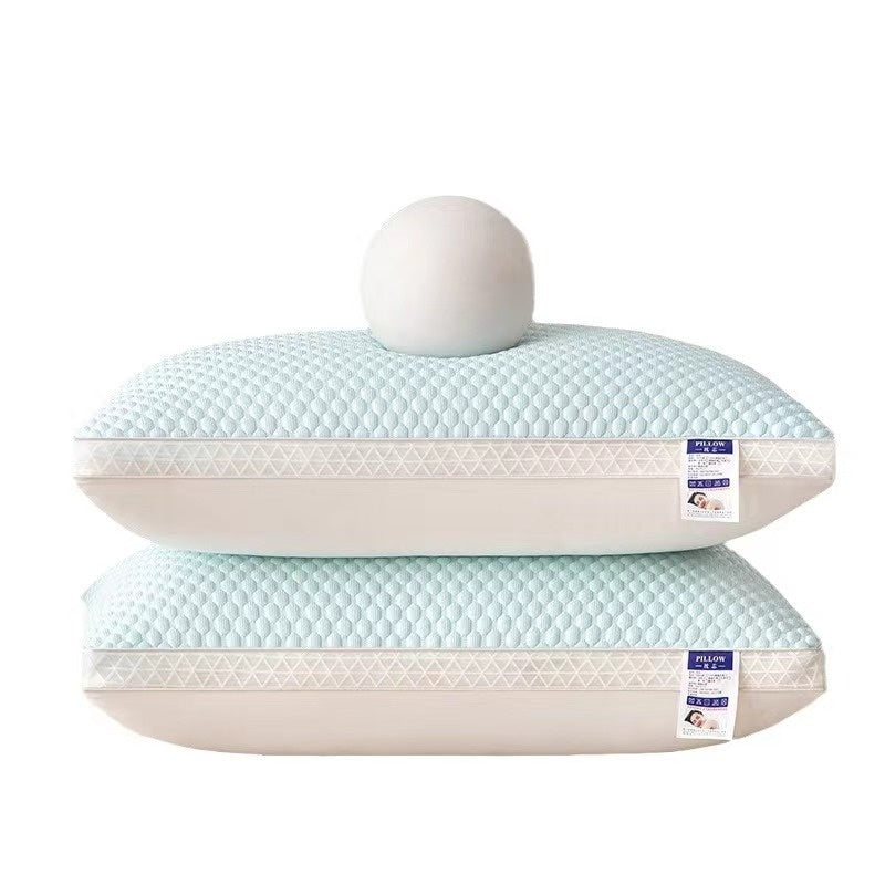 KTX-188307 Summer Cervical Support Pillow - Breathable Cotton Filling, Multiple Loft Options Available