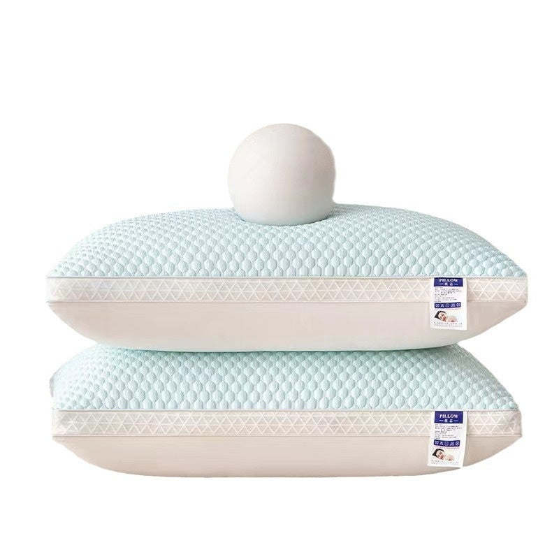 KTX-188307 Summer Cervical Support Pillow - Breathable Cotton Filling, Multiple Loft Options Available