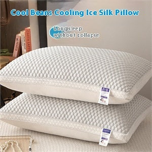 KTX-188307 Summer Cervical Support Pillow - Breathable Cotton Filling, Multiple Loft Options Available