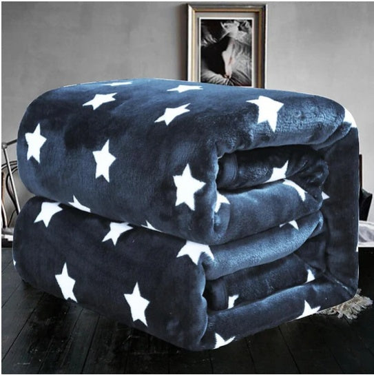 KTX-188499 Plush Flannel Blanket and Cushion for Winter with Velvet Finish – Multiple Sizes Available