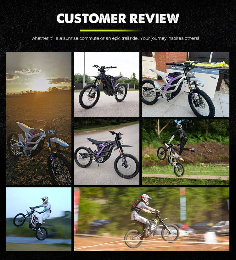 KTX-189203 Long Range 120KM Off-Road Electric Motorcycle with 85KM/H Speed and 410N.m Torque