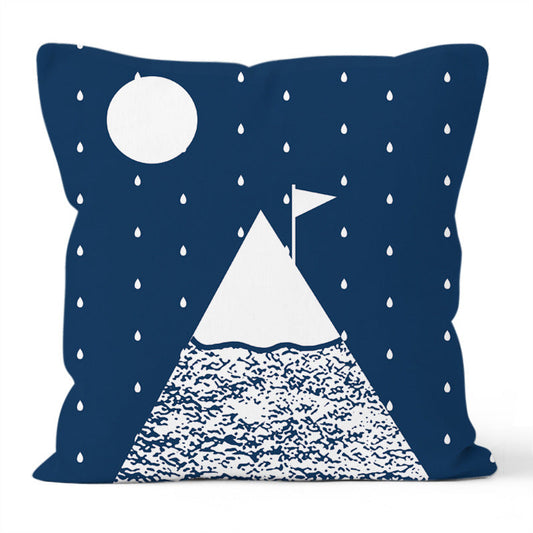 KTX-189331 Modern Super Soft Short Plush Pillow Cover - 45 x 45 cm Star Wishing Bear Design