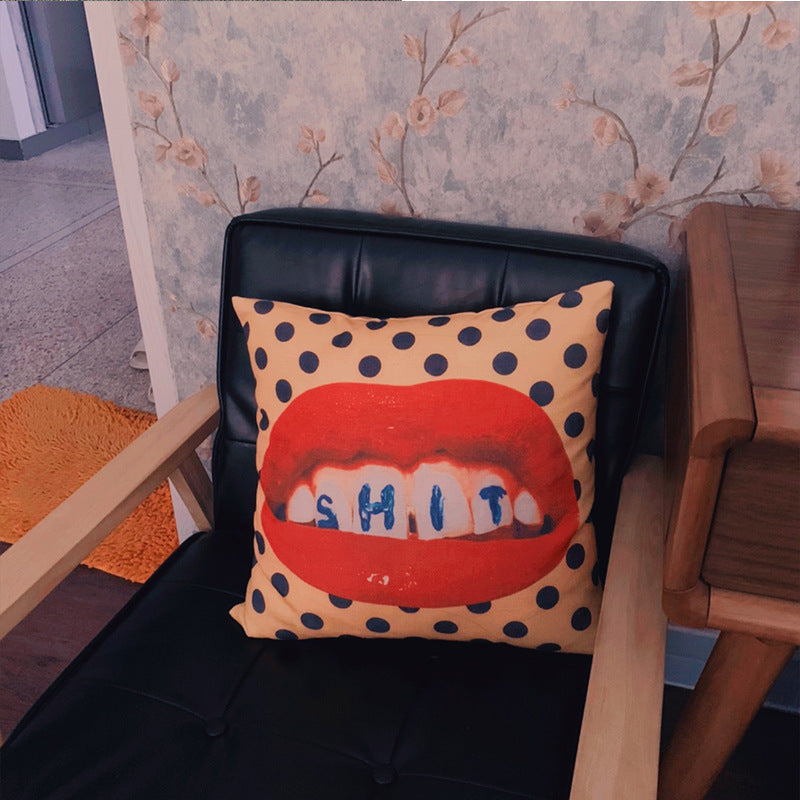 KTX-189459 Nordic-Style Thick Cotton and Linen Pillowcase, 45x45 cm, Versatile Design