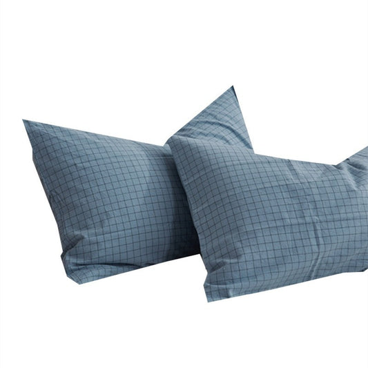 KTX-190483 Japanese Washed Cotton Pillowcase for Standard Pillows - Multiple Colors Available