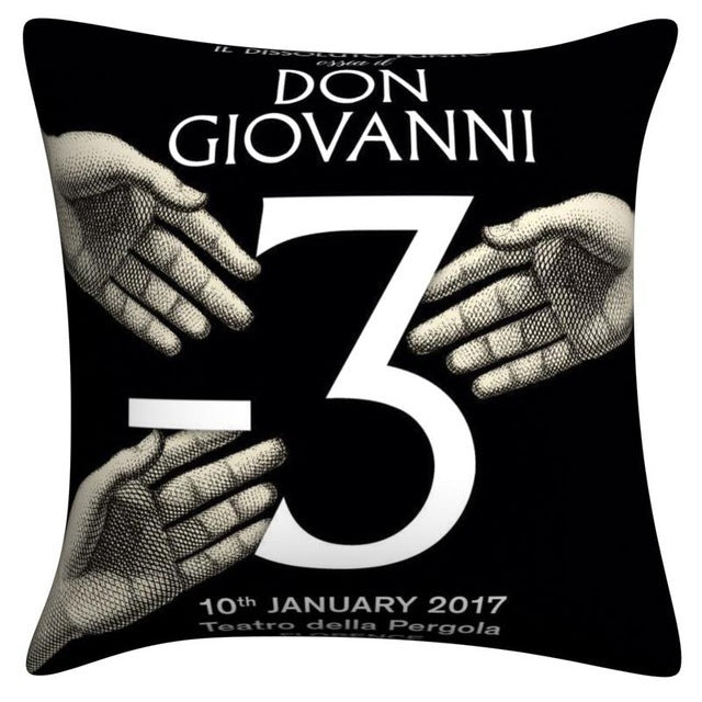 KTX-190483 Modern Linen Pillowcase - Italian Lina Series Decorative Cushion Cover for Art Bedroom and Living Room 45x45cm