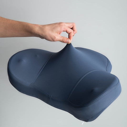 KTX-190611 Ice Silk Lumbar Support Pillow with Memory Foam - Office Chair Comfort