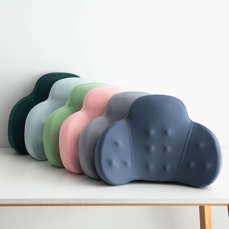 KTX-190611 Ice Silk Lumbar Support Pillow with Memory Foam - Office Chair Comfort