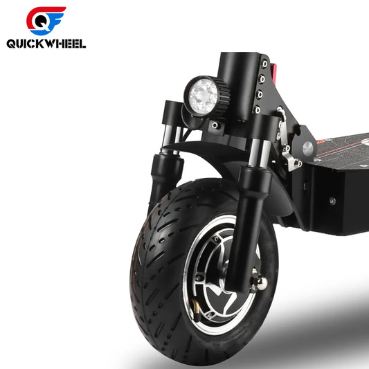 KTX-190675 High-Speed Foldable Dual Motor Off-Road Electric Scooter - 52V 19Ah 10-Inch Wheels, Waterproof, Full Suspension